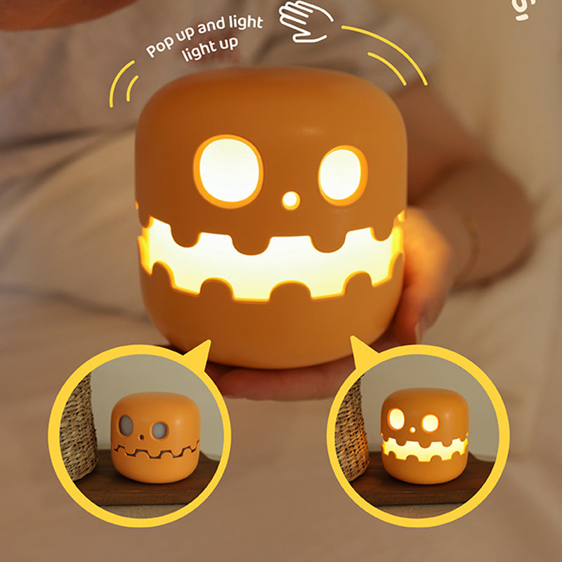 Pumpkin Lamp Bedside Halloween Funny Decoration Ambience Light For Bedrooms Living Room Decoration Kids Birthday Gift Halloween Decorations