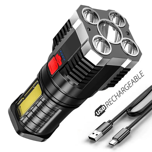 BrightBeam Rechargeable Adventure Flashlight